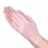 VGuard Clear Vinyl Powder-Free Gloves (Large) - 100/BX